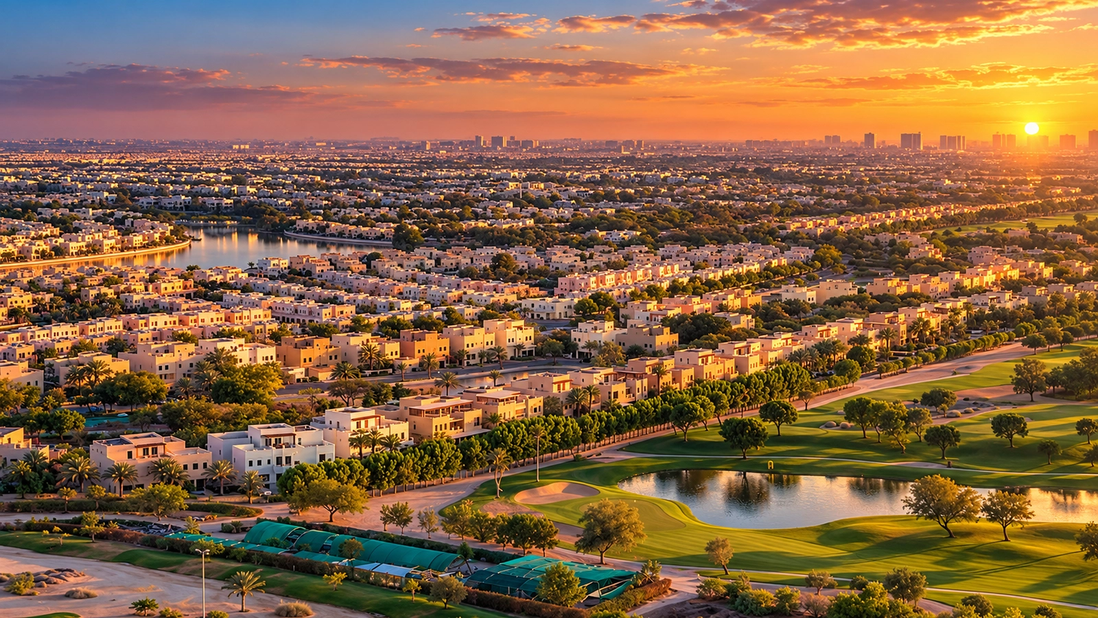 Résidences et parcours de golf de Dubai Sports City
