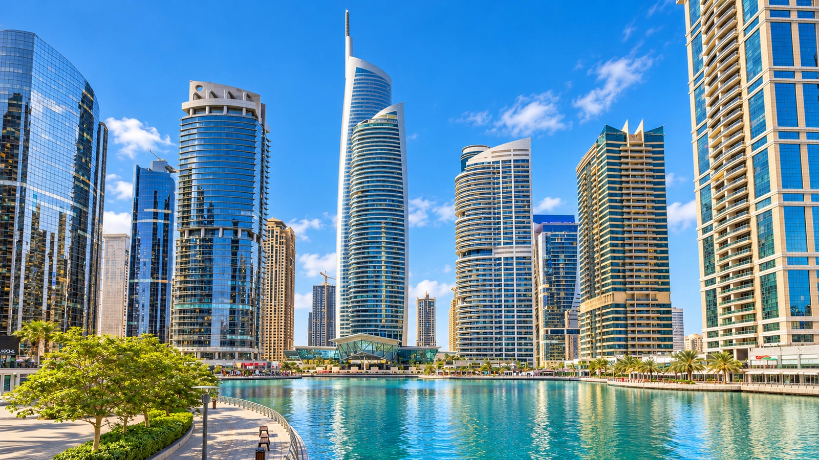 Tours et lacs de Jumeirah Lake Towers à Dubaï